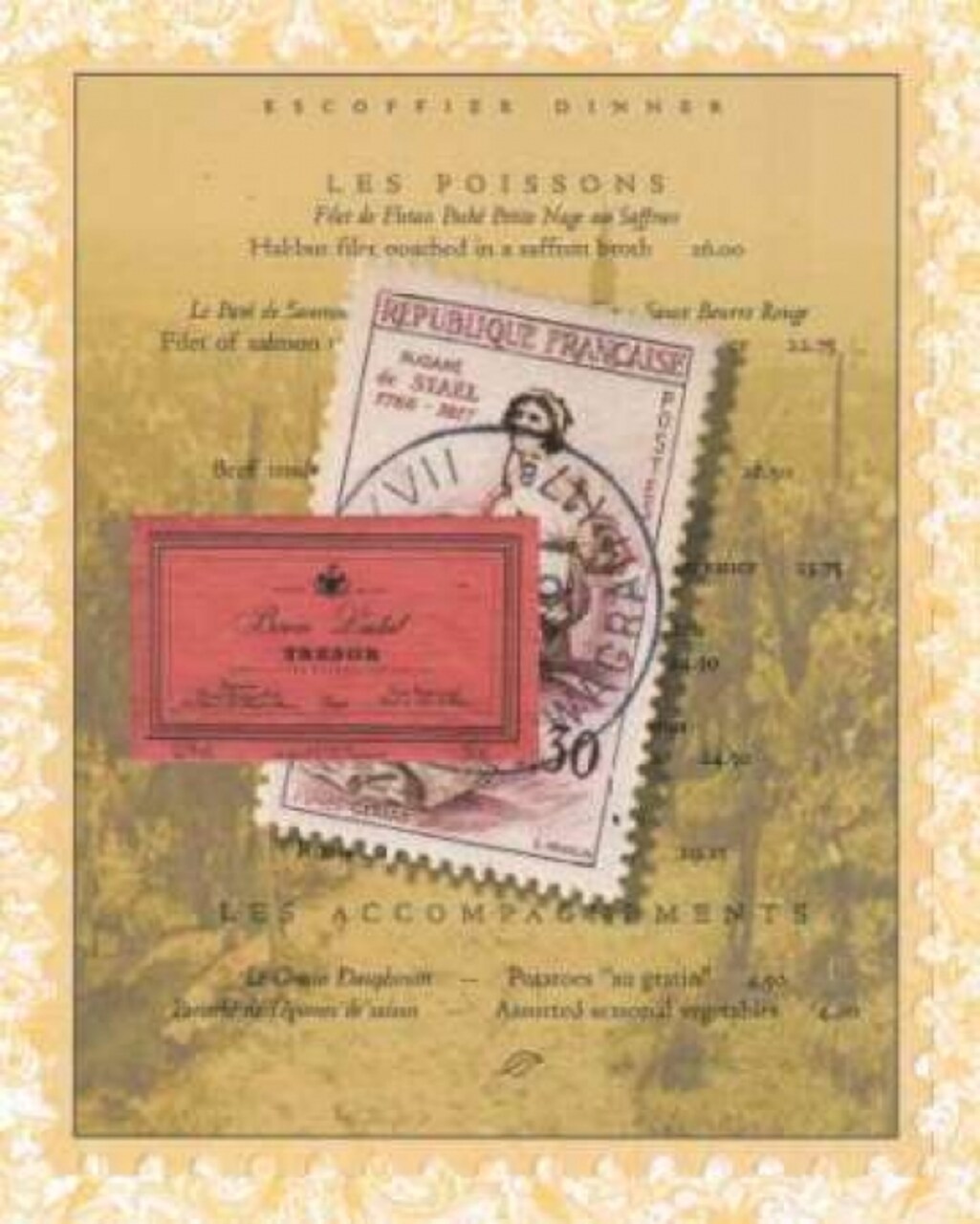 French Menu Poster Print by Jennifer Matla - Item # VARPDXMLA010